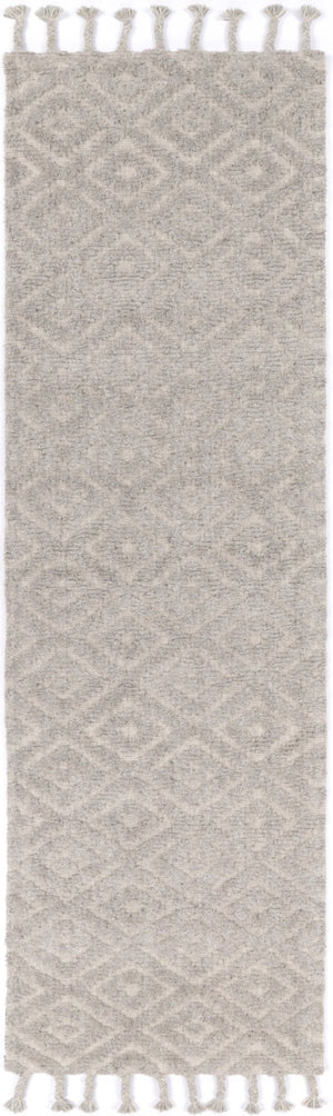 Leilani Plush Diamond Grey Rug - Floorsome - Rug