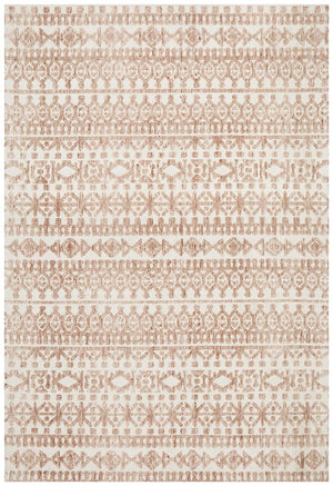 Levi Becca Peach Ivory Rug - Floorsome - MODERN