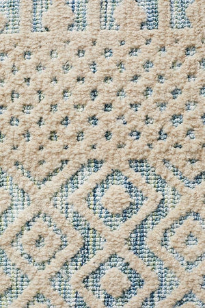 Levi Brook Blue Green Rug - Floorsome - MODERN