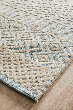 Levi Brook Blue Green Rug - Floorsome - MODERN