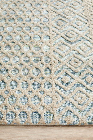 Levi Brook Blue Green Rug - Floorsome - MODERN