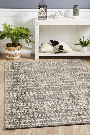 Levi Jemma Natural Grey Rug - Floorsome - MODERN