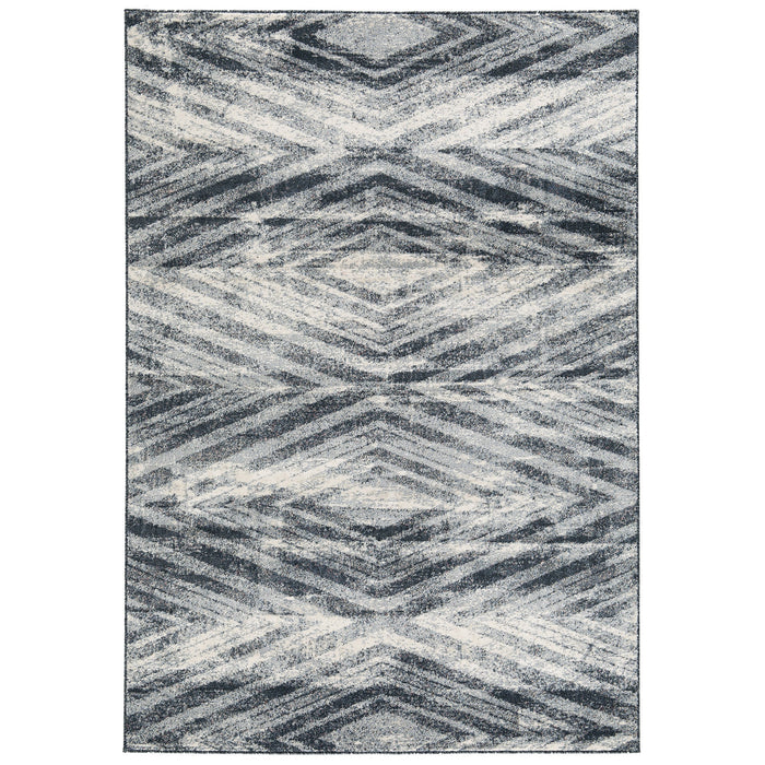 Lille Viktor Grey Power-Loomed Rug