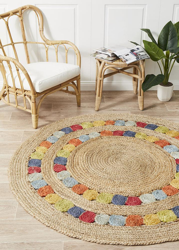 Little Miss Daisy Jute Rug