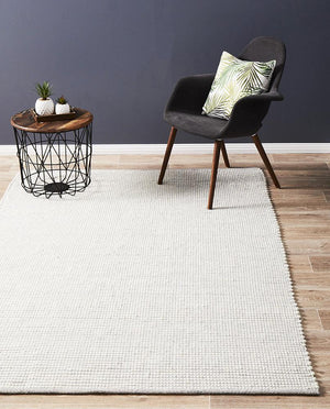 Loft Stunning Wool Grey Rug - Floorsome - Modern