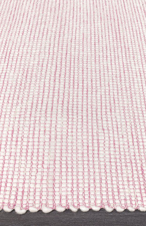 Loft Stunning Wool Pink Rug - Floorsome - Modern