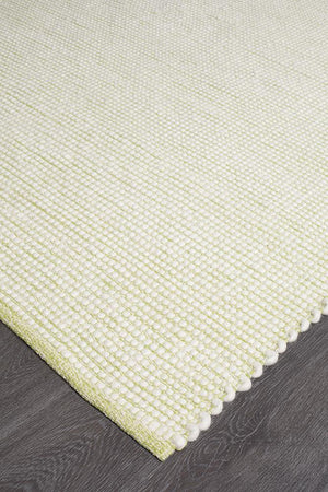 Loft Stunning Wool Pistachio Rug - Floorsome - Modern