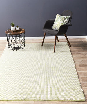 Loft Stunning Wool Pistachio Rug - Floorsome - Modern