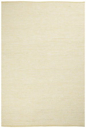 Loft Stunning Wool Yellow Rug - Floorsome - Modern