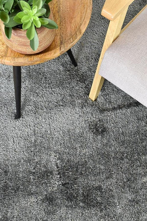 Logan Grey Rug - Floorsome - Shag