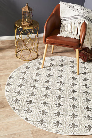 Lunar 421 Printed Silver - Floorsome - Modern