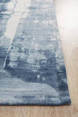 Magnolia 11 Denim Rug - Floorsome - MODERN