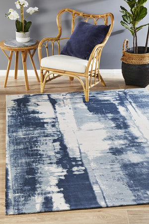 Magnolia 11 Denim Rug - Floorsome - MODERN