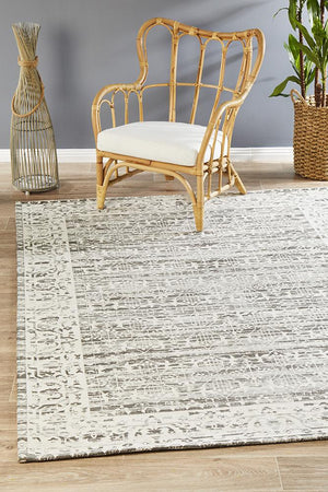 Magnolia 88 Silver Rug - Floorsome - MODERN