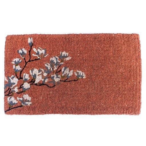 Magnolia Coral 100% Coir Thick Door Mat