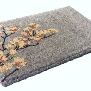 Magnolia Grey 100% Coir Thick Door Mat - Floorsome - Door Mat