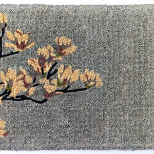 Magnolia Grey 100% Coir Thick Door Mat - Floorsome - Door Mat