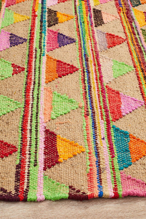 Marlo Naturl Jute and Cotton Rug - Floorsome - Flatweave