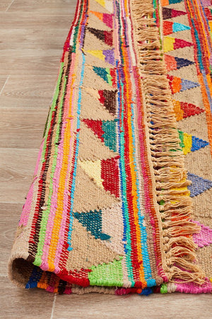 Marlo Naturl Jute and Cotton Rug - Floorsome - Flatweave