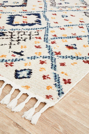 Marrakesh 111 White Rug - Floorsome - Modern