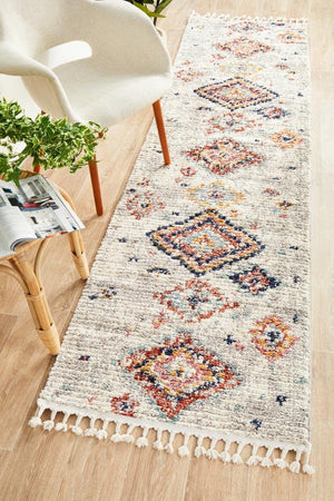 Marrakesh 222 Silver Runner Rug - Floorsome - Modern