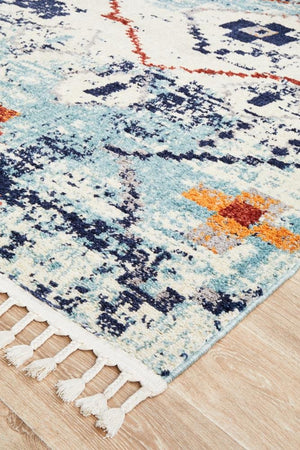 Marrakesh 444 Blue Rug - Floorsome - Modern