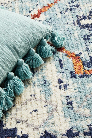 Marrakesh 444 Blue Rug - Floorsome - Modern