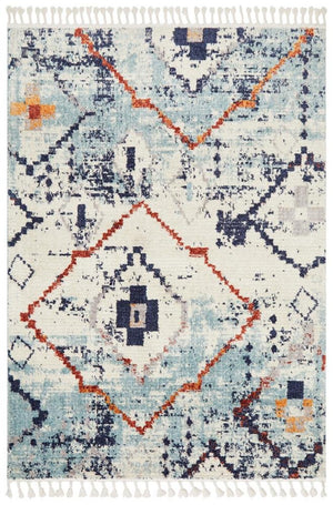 Marrakesh 444 Blue Rug - Floorsome - Modern