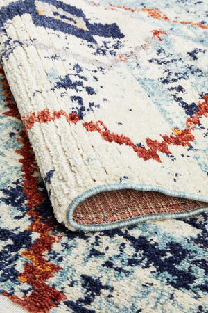 Marrakesh 444 Blue Rug - Floorsome - Modern