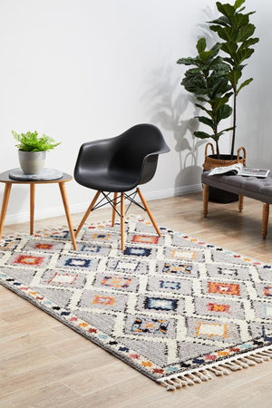 Marrakesh 555 Grey Rug - Floorsome - Modern