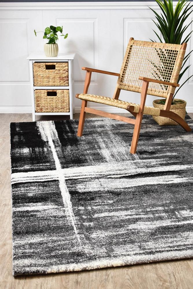 Marvel 347 Light Grey Dark Grey Rug