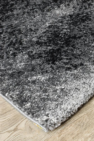 Marvel 37 Dark Grey White Rug - Floorsome - MODERN