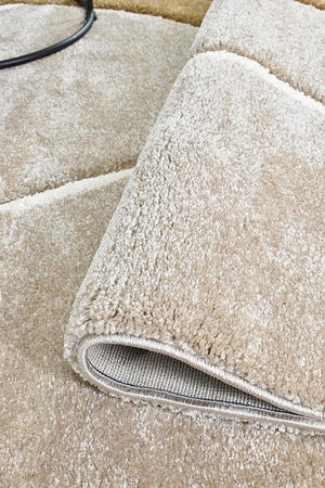 Marvel 798 Beige Dark Beige Rug - Floorsome - MODERN