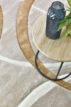 Marvel 798 Beige Dark Beige Rug - Floorsome - MODERN