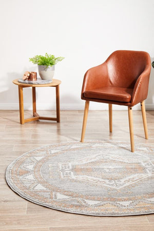 Mayfair Caitlen Grey Round Rug - Floorsome - MAYFAIR COLLECTION