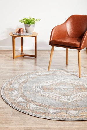 Mayfair Caitlen Grey Round Rug - Floorsome - MAYFAIR COLLECTION