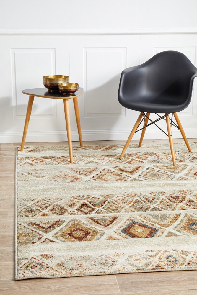 Mayfair Contrast Rust Rug