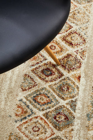 Mayfair Contrast Rust Rug - Floorsome - Traditional