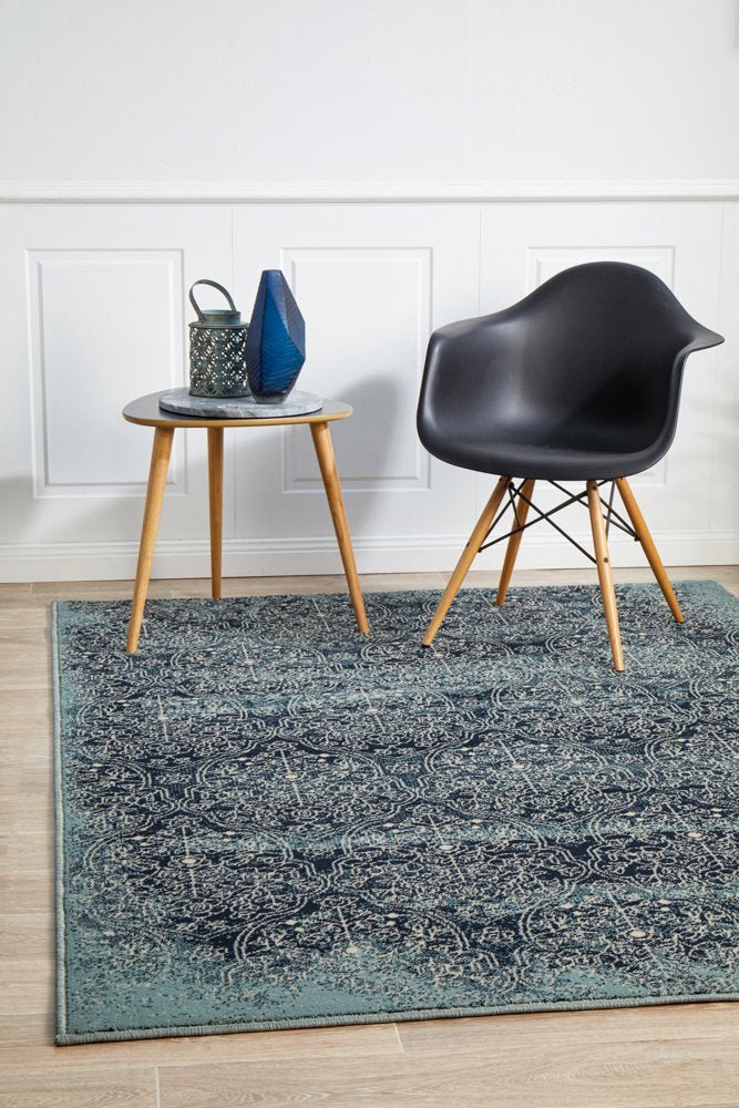 Mayfair Edge Denim Rug