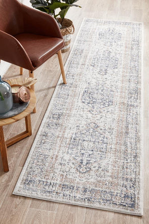 Mayfair Lorissa Blue Runner Rug - Floorsome - MAYFAIR COLLECTION