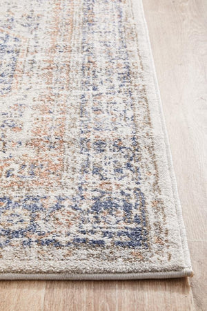 Mayfair Lorissa Blue Runner Rug - Floorsome - MAYFAIR COLLECTION