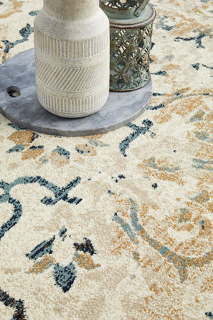 Mayfair Stem Bone Rug - Floorsome - Traditional