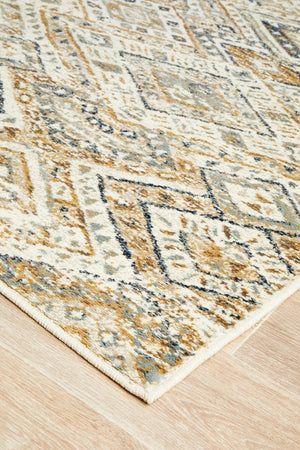 Mayfair Tribe Bone Rug - Floorsome - Traditional