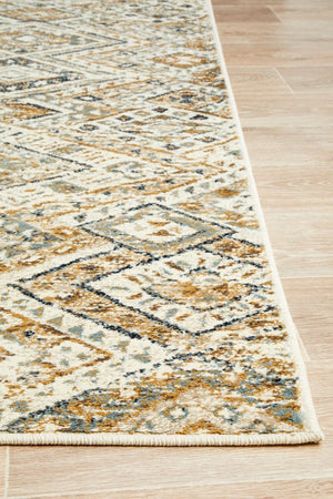 Mayfair Tribe Bone Rug - Floorsome - Traditional