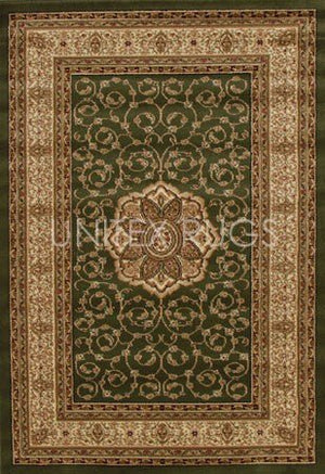 Medallion Classic Design Rug Green - Floorsome - Traditional