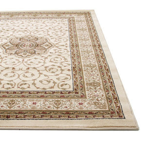 Medallion Classic Design Rug Ivory - Floorsome - Traditional