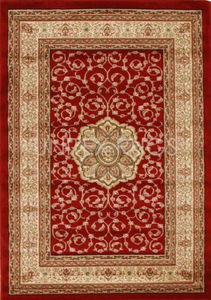 Medallion Classic Design Rug Red - Floorsome - Traditional