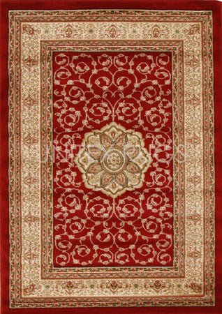 Medallion Classic Design Rug Red