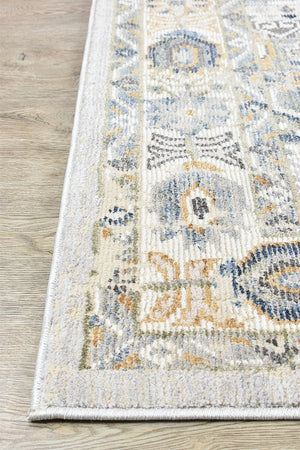 Medina Blue Grey Rug 0319A - Floorsome - MODERN