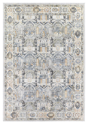 Medina Blue Grey Rug 0319A - Floorsome - MODERN